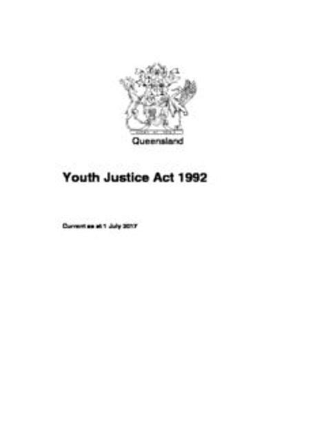 youth justice act 1992